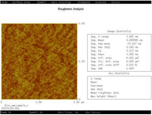 表面粗さ=0.12nm